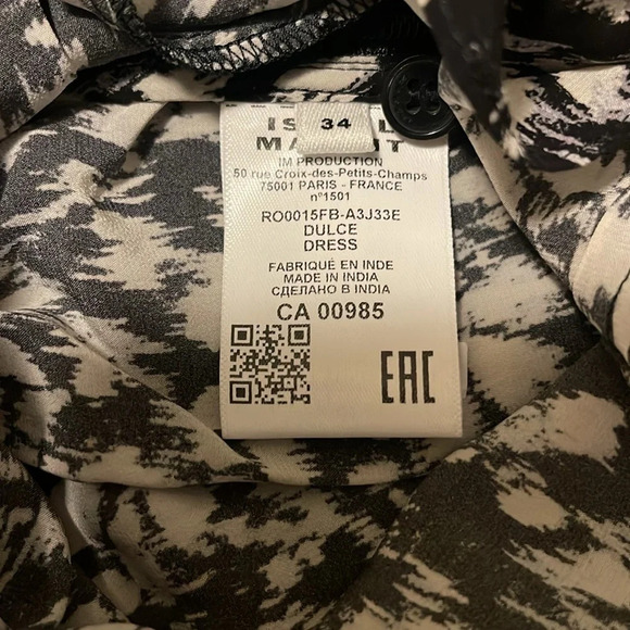 Isabel Marant Dress Women’s Small Dulce Floral-Printed Knot-Detailed Mini Dress - Picture 8 of 12